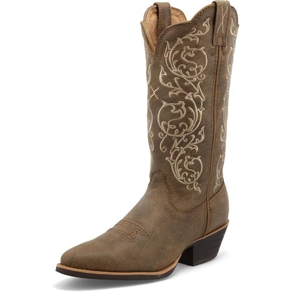 Twisted X Women's Tooled Shaft Western Boot Round Toe -Size 9.5 (1725) - Picture 1 of 7